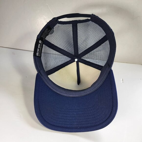 Dr Who Union Jack Police Telephone Booth Hat Cap Snapback Mesh Back BBC Blue - Picture 11 of 11